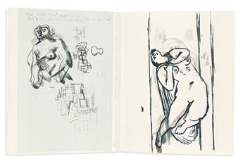 Moore, Henry (1898-1986) Sketchbook 1928, The West Wind Relief (Edition B), with a Signed Print.